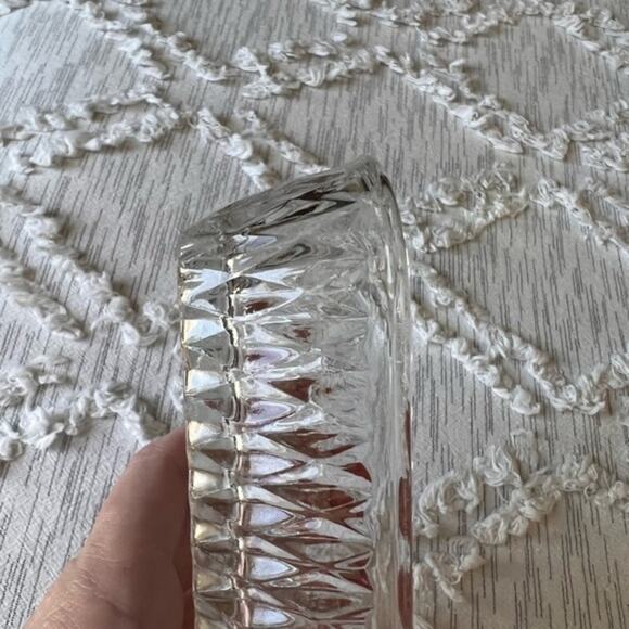 Vintage Glass Dish Trinket Jewelry Tray Butter Dish Soap Dish - Picture 6 of 6